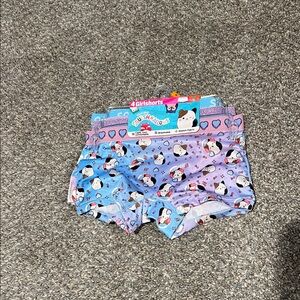 New Squishmallows Kids' Blue and Purple Underwear, Set of 3, 6T